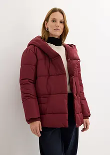 Wattierte Steppjacke mit Kapuze aus recyceltem Polyester, bonprix