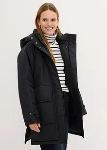 Wattierter Parka mit seitlicher Knopfleiste, bonprix