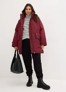 Wattierter Parka mit seitlicher Knopfleiste, bonprix