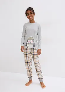 Kinder Pyjama mit Flanellhose  (2-tlg. Set), bonprix