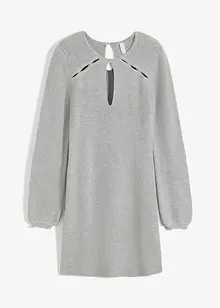 Robe en maille avec découpes, bonprix