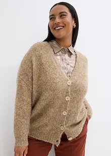 Strickjacke mit Wollanteil, bonprix