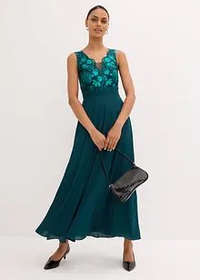 Chiffonkleid mit Pailettenstickerei, bonprix