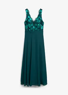 Chiffonkleid mit Pailettenstickerei, bonprix