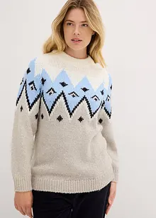 Pullover mit Norwegermuster, bonprix