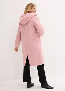 Manteau en sherpa avec capuche et poches, bonprix