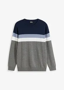 Feinstrickpullover mit reiner Baumwolle, bonprix