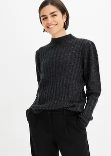 Pullover mit Glanzeffekt, bonprix