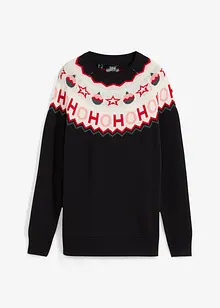 Pull avec motif de Noël, bonprix