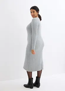 Robe en maille côtelée, bonprix