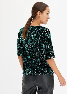 T-shirt à sequins, bonprix