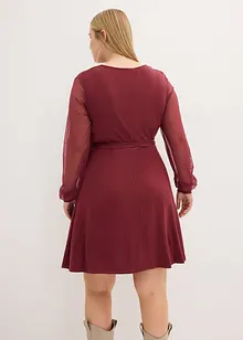 Robe de grossesse et d'allaitement en viscose avec manches en dentelle, bonprix