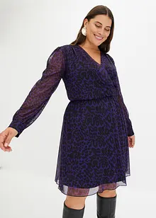 Robe imprimée en mesh, bonprix