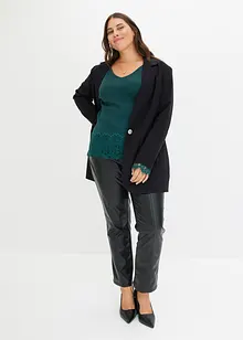 Pullover mit Spitze, bonprix