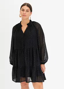 Tunika-Kleid mit Glitzereffekt, bonprix