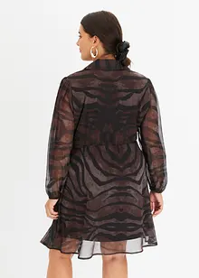 Robe imprimée en crêpe, bonprix