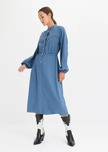 Midikleid mit Nieten-Applikation, bonprix