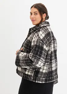 Veste à carreaux, aspect laine, bonprix