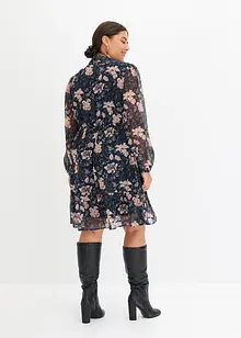 Robe imprimée en crêpe, bonprix