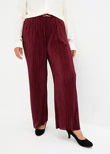 Pantalon en matière plissée, bonprix