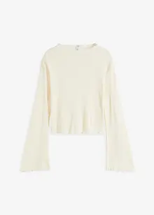 Rippshirt aus reiner Baumwolle, bonprix