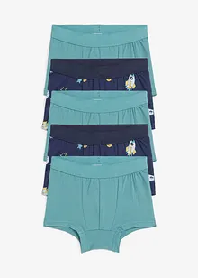 Lot de 5 boxers garçon, bonprix