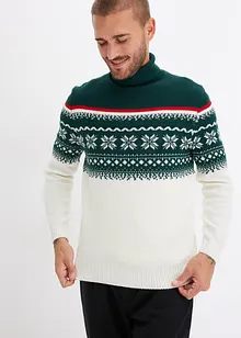 Norweger-Pullover mit Rollkragen, bonprix