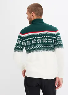 Norweger-Pullover mit Rollkragen, bonprix