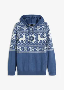 Norweger-Pullover mit Kapuze, bonprix