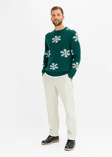 Pull de Noël avec du coton recyclé, bonprix