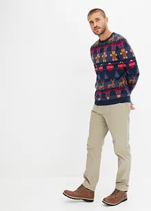 Feinstrickpullover mit Weihnachtsmotiv, bonprix