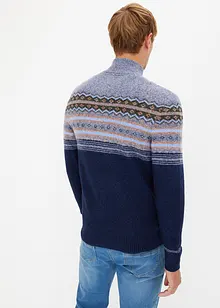 Pull norvégien à col montant, bonprix