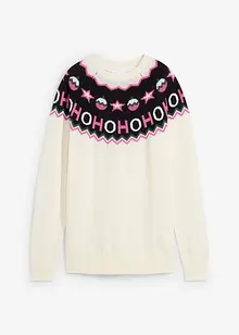 Pull avec motif de Noël, bonprix