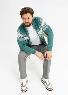 Norweger Strickjacke mit Baumwolle, bonprix
