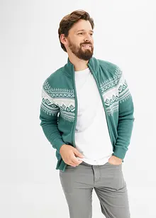 Norweger Strickjacke mit Baumwolle, bonprix