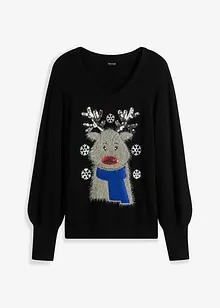 Pull de Noël, bonprix