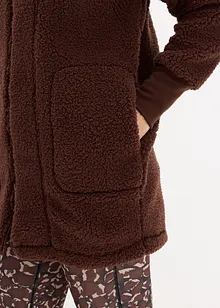 Teddy-Fleece Jacke, Oversized, bonprix