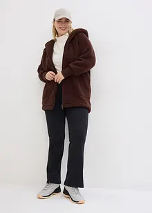 Teddy-Fleece Jacke, Oversized, bonprix