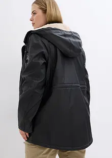 Veste de pluie avec doublure peluche en matière imperméable, bonprix