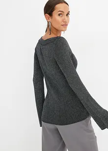 Pullover mit Glitzereffekt, bonprix