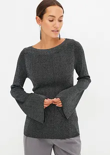 Pullover mit Glitzereffekt, bonprix