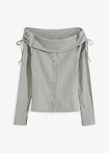 Langarmshirt mit Carmenausschnitt, bonprix