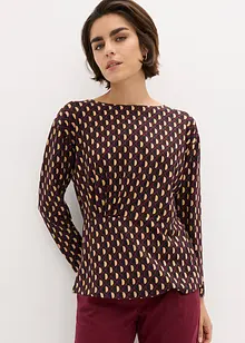 Shirt mit Drappierung, bonprix