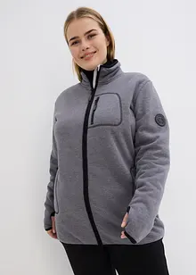 Veste polaire en maille avec doublure peluche, bonprix