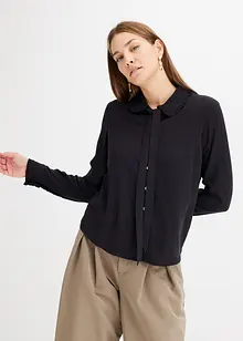 Bluse mit Rüschenkragen, bonprix