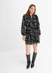 Robe en crêpe, bonprix