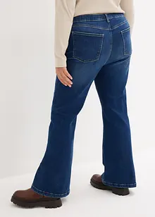 Jean flare taille haute élastiquée, bonprix