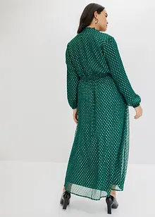 Robe longue à effet brillant, bonprix