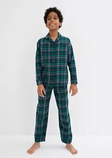 Kinder gewebter Pyjama aus Flanell (2-tlg. Set), bonprix