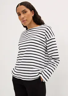 Langarmshirt aus reiner Bio-Baumwolle, (2er Pack), bonprix